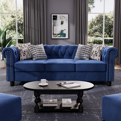 Velvet  for Living Room Furniture Sets-Morden Fort