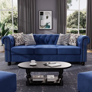 Velvet  for Living Room Furniture Sets-Morden Fort - 1 of 4