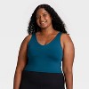 Women's Flex V-Neck Cropped Sports Bra - All In Motion™ - 4 of 4