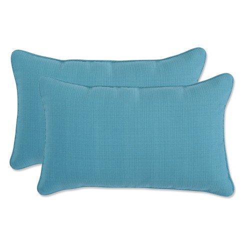 Large Throw Pillows, Teal Aqua Gray and Turquoise Blue Couch Pillows Set,  Bed Decor Pillow, or Blue Lumbar Pillow Covers for Sofa Cushions 