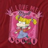 Rutgats Valentine'S Day Angelica I Love Me Myself And I Adult T-Shirt Cardinal - 2 of 4