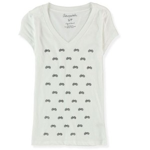 Aeropostale Womens Motorcycle Graphic T-Shirt - 1 of 1