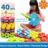Brain Flakes 40 Piece Big Clicks Set - A Great Stem Toy for Both Boys and Girls - 2 of 4