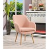Breighton Home Take a Seat Charlotte Wingback Faux Shearling Accent Armchair - 2 of 4