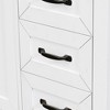 NicBex 35.9" Bathroom Storage Cabinet with Sink, Bathroom Vanity, 3 Drawers and 1 Spacious Cabinet for Bathroom, White - 4 of 4