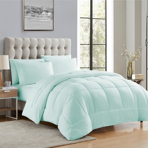 Comforter Solid Color Lightweight Microfiber All Season Down