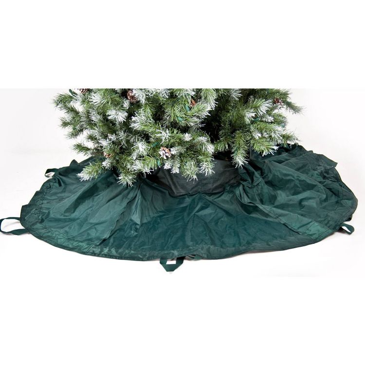 TreeKeeper Adjustable Tree Storage Bag - Large: Christmas Tree Storage, Polyester, Spot Clean, 95" x 33", Green, 4 of 13