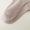 Anna-Kaci Women's Minimalist Solid Pink Crew Socks 3-Pack Soft Cotton Blend Comfort Fit Seamless Toe Design - 2 of 4