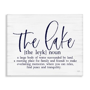 Stupell Industries The Lake Definition Family Phrase, 16" x 20" - 1 of 4