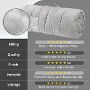 KWPZQEB Foldable Poly Chenille Light Weight Lounge Floor Pillow Cushion Tufted Seat for Meditation, Game Playing, Yoga, Reading-27"W x 74"L - 3 of 4