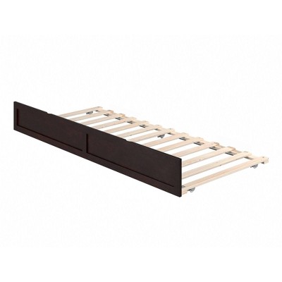 Twin Xl Trundle Bed Espresso - Afi: Glide Rollers, Wood Frame, Underbed ...