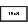 PosterPalooza | Panoramic Flat Silver Picture Frame - UV Acrylic, Foam Board Backing, Hanging Hardware - 2 of 4