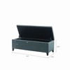 NicBex 19.25 Inch Storage Ottoman Bench with Tufted Top Soft Close Lid for Bedroom,Entryway and Living Room - 3 of 3