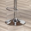 Dsvimoy Counter and Bar Stool Upholstered Adjustable Swivel Set of 2 for Modern Dining Spaces, Red, 25.5"*17.37"*19" - 4 of 4