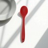 Unique Bargains Spoon Hand Wash Only Small Mixing Spoon Silicone 8.1" 1 Pc - 2 of 4