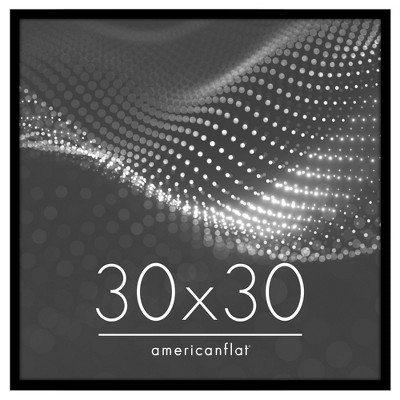 Americanflat Poster Frame - Perfect for Photos and Artwork - Black
