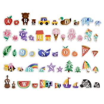 Bright Creations 62 Piece Chenille Letter Patches Small Iron On