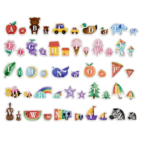 Bright Creations 52 Pieces Alphabet Letter Magnets, Magnetic Abc For Kids  Classroom, Preschool, Learning, Education Toy : Target