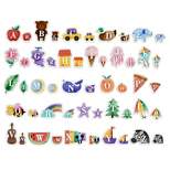 Bright Creations 52 Pieces Alphabet Letter Magnets, Magnetic ABC for Kids Classroom, Preschool, Learning, Education Toy