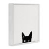 Stupell Industries Black Cat Peeking From Below, 24" x 24" - 3 of 4