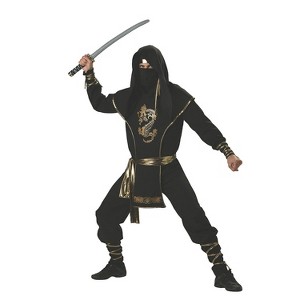 Halloween Express Mens' Ninja Warrior Costume M - 1 of 2