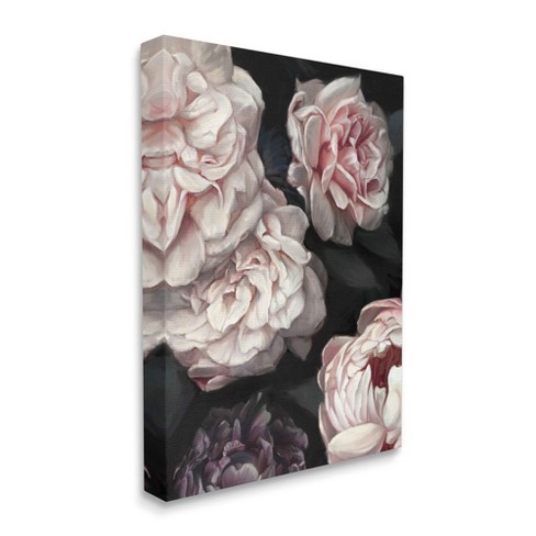 Stupell Industries Clustered Pink And White Florals Elegant Flowers ...