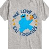 Boys' - Sesame Street - Me Love To Eat Cookies Short Sleeve Graphic T-Shirt - 2 of 4