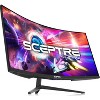 Manufacturer Refurbished SCEPTRE C345B-QUT168 34" Ultrawide Curved Quad HD Gaming Monitor, Black - 3 of 4
