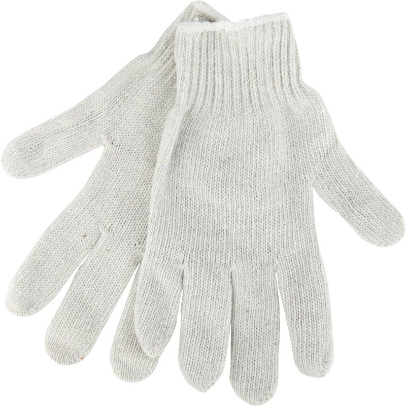 Do it Best Do it Men's Small Reversible Knit Polyester Mason Glove, White 759753, 1 of 4