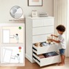 Okak Modern Concealed Handles Dressers with Large Drawers,Chest of Drawers for Bedroom,Entryway,Wooden Dresser Organizer Cabinet - 3 of 4
