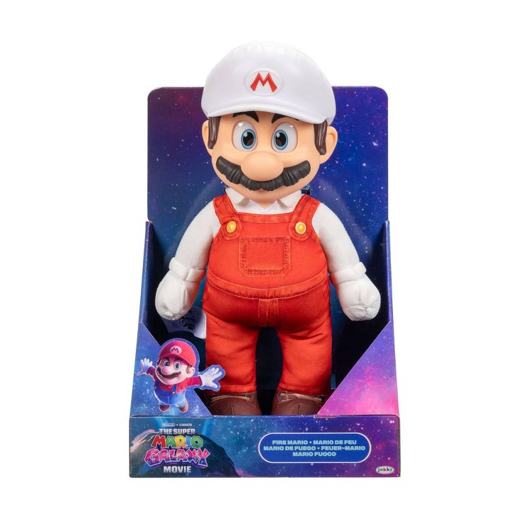 The Super Mario Galaxy Movie – 14" Posable Plush – Fire Mario, 2 of 5