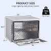 "24" Aluminum Diamond Plate Tool Box, Lockable Truck Storage Chest with Sliding Shelf, Waterproof Organizer for Pickups, RVs & Trailers - 3 of 4