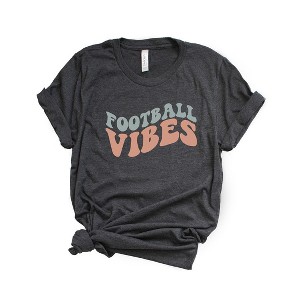 Simply Sage Market Women's Football Vibes Colorful Short Sleeve Graphic Tee - 1 of 4