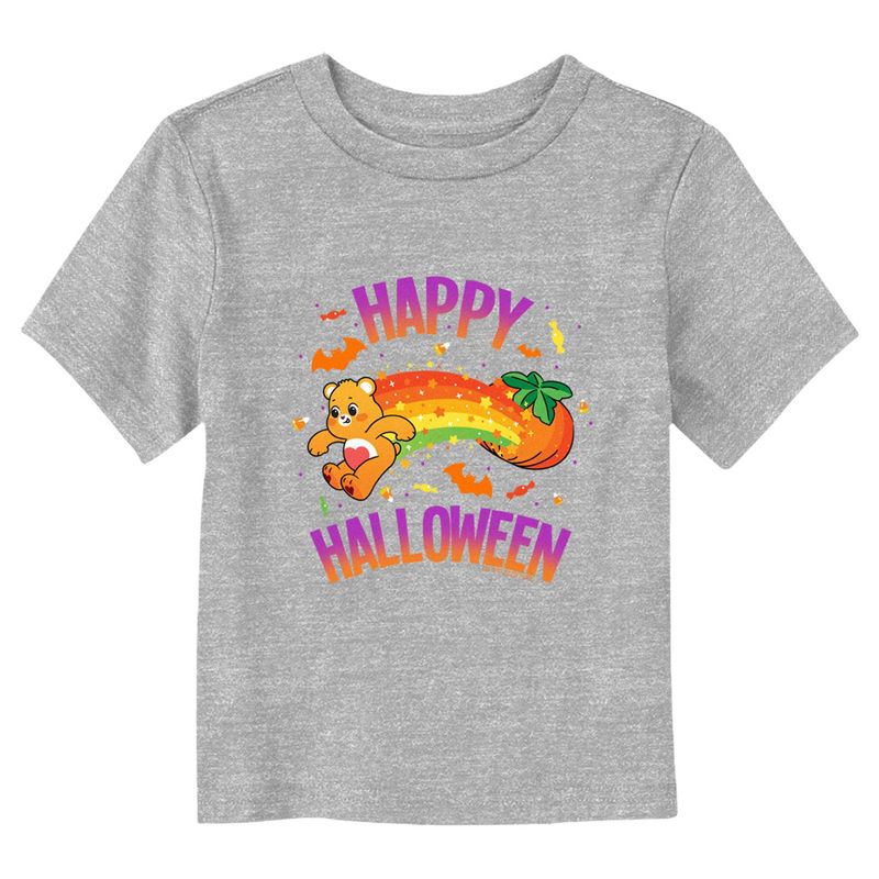 Care Bears Halloween Tenderheart Bear Rainbow T-Shirt, 1 of 4