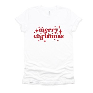 Simply Sage Market Whimsical Merry Christmas Short Sleeve Tee - 1 of 4
