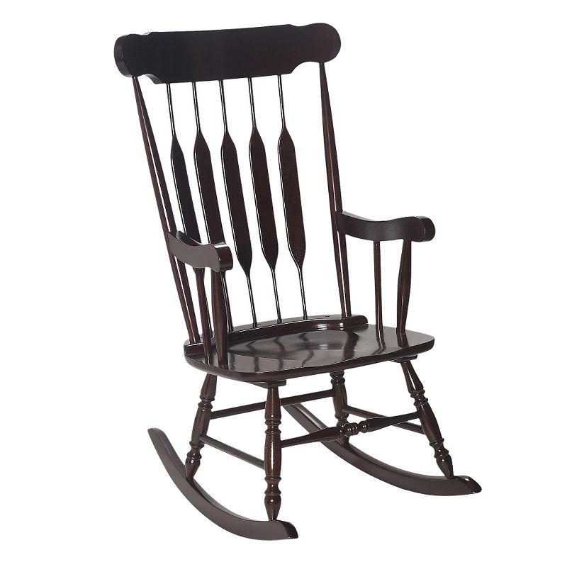 Gift Mark Wooden Adult Rocking Chair, 1 of 5