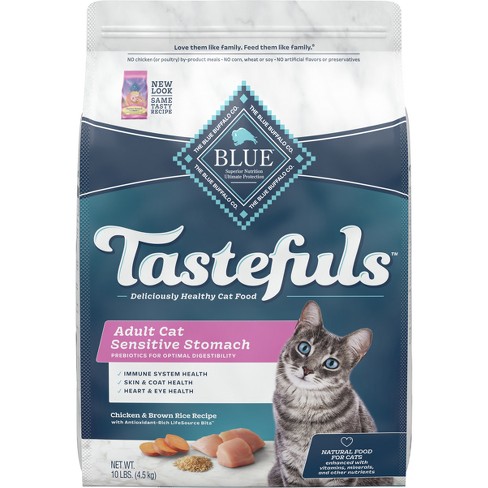 Blue Buffalo Tastefuls Sensitive Stomach Natural Adult Dry Cat Food