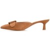 Journee Collection Womens Vianna Kitten Heel Mules Pointed Toe Pumps - 2 of 4