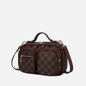 MKF Collection Jolene Vegan Leather Multi Pocket Crossbody Bag by Mia K - 1 of 4