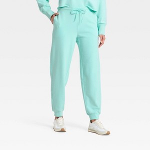Women's French Terry Jogger Sweatpants - JoyLab™ - 1 of 3
