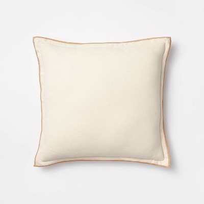 Linen Square Throw Pillow Cream - Threshold™ designed with Studio McGee
