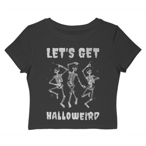 Social Collective Women Halloweird Short Sleeve Graphic Cotton Baby Tee - 1 of 4