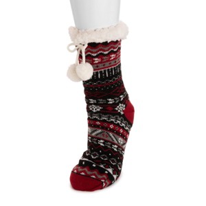 MUK LUKS Women's Tall Cabin Sox (1 Pair Pack) - 1 of 3