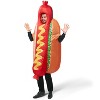 Joufy Full-Body Hot Dog Inflatable Costume for Halloween Costume Adult, Deluxe Food Themed Halloween Costume - 4 of 4