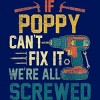 Junior's Design By Humans If Poppy Can't Fix It We're All By nathanhoang T-Shirt - 2 of 2