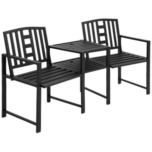 Black and best sale white garden chairs