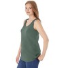Woman Within Plus Size Scoopneck Tank - 3 of 4
