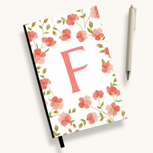 Personalization Mall Flowery Initial Personalized Journal - 1 of 1