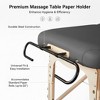 Royal Massage Universal Massage Table Paper Roll Holder – Adjustable Steel Frame for Spa & Therapy Tables - 3 of 4
