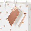 Sparkle and Bash 24 Pack White and Rose Gold Party Bags for Candy, Small Gifts, Metallic Rose Gold, 4 Designs, 7.9 x 5.5 x 2.5 In - 3 of 4